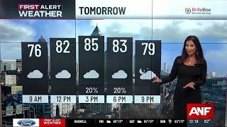 FIRST ALERT WEATHER: Lower rain chances this afternoon & evening
