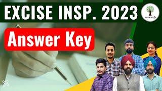 Excise Inspector 2023 | Answer Key | Success Tree Punjab