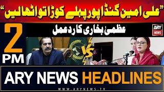 ARY News 2 PM Headlines | 19th June 2024 | Uzma Bukhari's Reaction