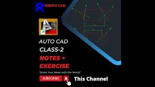 Rectangle, Off Set, Fillet, Chamfer, Radius Mirror & Rotation || Auto Cad Software || Learn Auto Cad