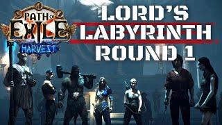 Path Of Exile Lord's Labyrinth Walkthrough Round 1