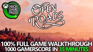 Open Roads - 100% Full Game Walkthrough - All Achievements/Trophies (Xbox Game Pass)