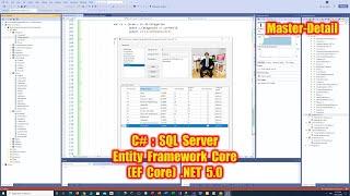 C# (WinForms) SQL Server: Creating a Master-Details Form with Image using Entity Framework Core