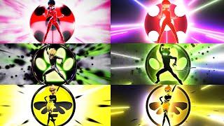 Miraculous 3D Normal Transformations vs 3D Neon Transformations @stasta9544