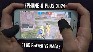 IPHONE 8 PLUS 2024 VS 11 KD PLAYER | 1 VS 1 INTENSE TDM | 4-FINGERS CLAW FULL GYRO