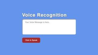 Add Speech Recognition in Website | Voice Typing using javascript in Hindi