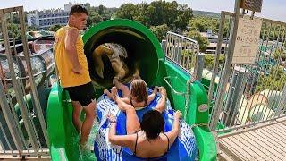 Crazy Uphill Navigatour Waterslide at Aquajoy Waterpark - Manavgat, Antalya, Turkiye