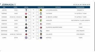 Nuevo Calendario Liga Mx Apertura 2021