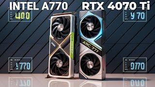 RTX 4070 Ti vs ARC 770:  $300 Intel GPU vs A $800 Nvidia GPU