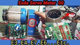 ESDA Servo Motor Error :-3, E4, E7, E6 Problem Solution!! Light Problem, #viral #repair #jack #chain