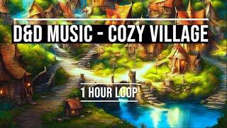 Cozy Fantasy Village Music - 1 hour