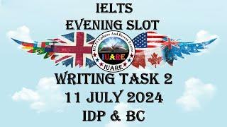 11 July 2024 IELTS / Writing Task 2 / Academic / Exam Review / INDIA