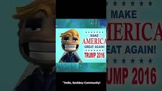 AI Voice Donald Trump Says Hello Sackboy Littlebigplanet