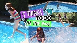 5 Fun Things to do in the Pool | EASY SUMMER DIY