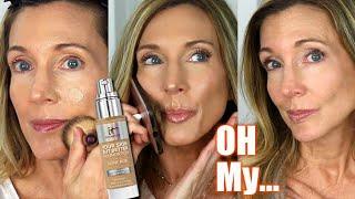 Foundation Friday Over 50 | NEW IT Cosmetics Your Skin But Better Foundation + Skincare!