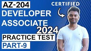 AZ-204 Developer Associate Practice Questions 2024 : Part 9