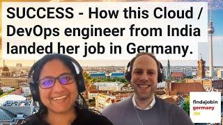 Awesome how this Cloud/DevOps Engineer from India landed her job in Germany through our program.