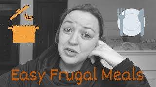 My Favorite Five Go-To Frugal Meals/Frugal Living