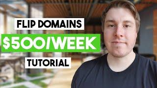 Domain Flipping Tutorial For Beginners (STEP BY STEP!)
