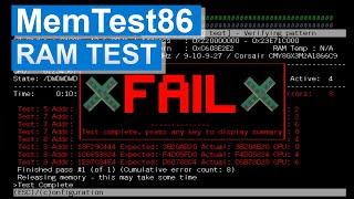 How To Use Memtest86 - Test your RAM