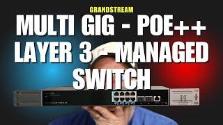 Managed Layer 3 Multigig PoE++ -- This switch is a powerhouse! - GWN7821P