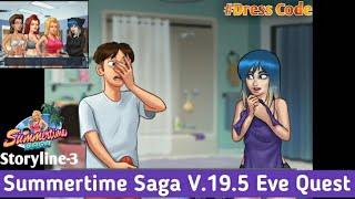 summertime saga v0.19.5 Walkthrough #13 l Summertime Saga Eve Dress Code Quest  Storyline-3