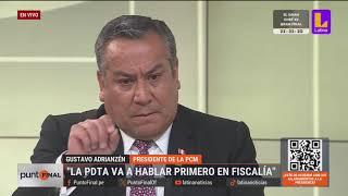 Gustavo Adrianzén: "Yo no ando viendo las muñecas de la presidenta"