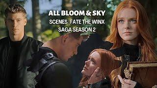 Bloom & Sky all scenes | Fate Winx saga season 2