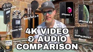 Audio Comparison Test: Zoom H1N/H5/Rode NT1-A/iPhone XS/GoPro Hero7 Black