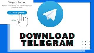 Telegram download for pc ( without phone )