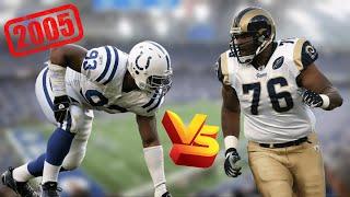 Orlando Pace vs Dwight Freeney (2005) | OL vs DL Matchup