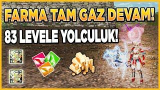 FARMA TAM GAZ DEVAM ! | 83 LEVELE DOĞRU YOLCULUK ! | Knight Online Pandora #9 #knightonline