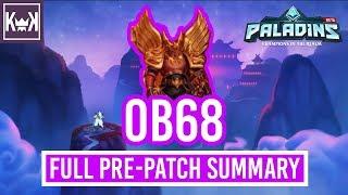 Paladins OB68 Full Pre-Patch Summary | Paladins (Console PS4 Pro 1080p 60fps)