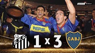 Santos 1 x 3 Boca Juniors ● 2003 Libertadores Final 2nd Leg Extended Goals & Highlights HD