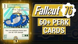 FALLOUT 76: 60+ NEW Perk Cards REVEALED in Fallout 76!! (Detailed Descriptions and Analysis)