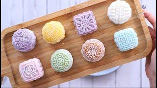 8 different flavour paste for moon cake/pastry 八種超級美味的月餅餡料制作大全（芋泥紫薯餡，栗子餡，棗泥餡，蓮蓉餡，綠豆餡，豆沙餡，巧克力餡，奶黃餡）