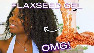 DIY FLAXSEED GEL FOR HAIR GROWTH | How To Make Homemade Flaxseed Gel For Curly and Straight Hair