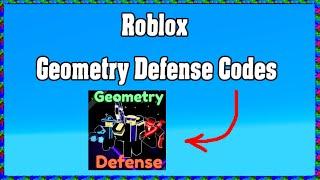 Roblox Geometry Defense Codes ! 