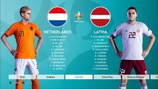 Netherlands vs Latvia  - World Cup 2022 European Qualifiers | Pes 2021