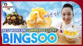 [Easy Korean Recipes in Tagalog] BINGSOO (Korean Summer Dessert) Mango & Injeolmi Bingsoo