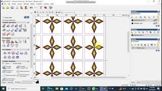 How to do 3D Diamond Shape Box wallpanel In Artcam 9.1 pro