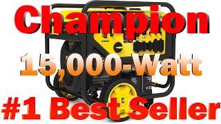 Champion 15000W Generator Portable MKE Series with Electric Start and CO Shield (B0CPT6R29Q)