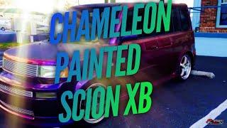 Chameleon Painted Scion XB Custom Scion Box - STREET RIDES TV