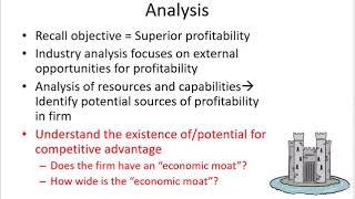 Analyzing the Firm 1  Introduction to Internal Analysis