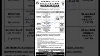 National Database and Registration Authority Jobs 2023 - Nadra Jobs 2023 - How to Apply Nadra Jobs