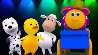 Bob, il treno- Animal Sounds Canzone | Animals Dance | Songs For Children's | Bob The Train