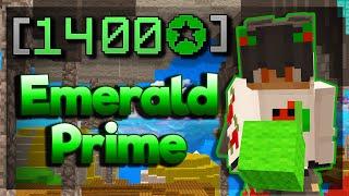 I Hit 1400 STARS in Hypixel Bedwars - Emerald Prime Prestige