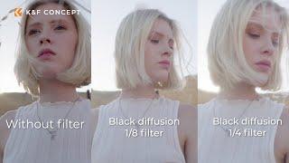 K&F CONCEPT Nano-D Series Black Diffusion Filters | Cinematic Portrait Photography and Videography