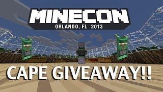 Minecon 2013 cape giveaway