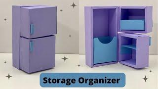 DIY MINI PAPER REFRIGERATOR / Paper Craft / Easy Origami  Refrigerator DIY / Paper Crafts Easy